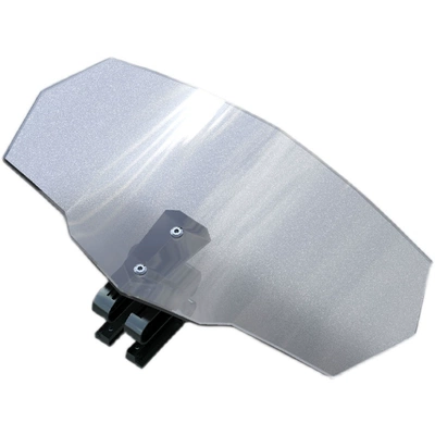 Motorcycle front windshield: windshield with adjustable height
