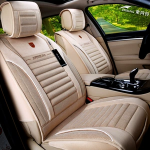 Purple Wind Chime manufacturer wholesale all-season universal linen seat covers for cars, F-23