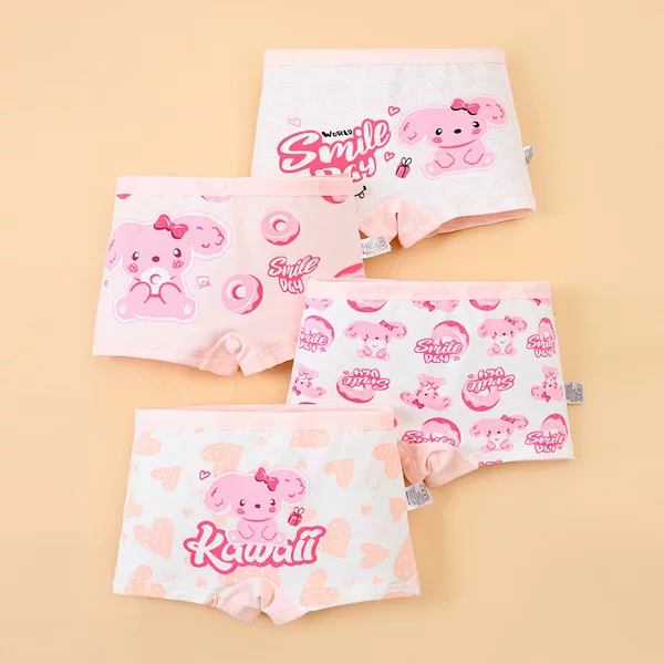 New high-end girls underwear 40 combed cotton children's underwear boxer pants Wormwood student children shorts wholesale