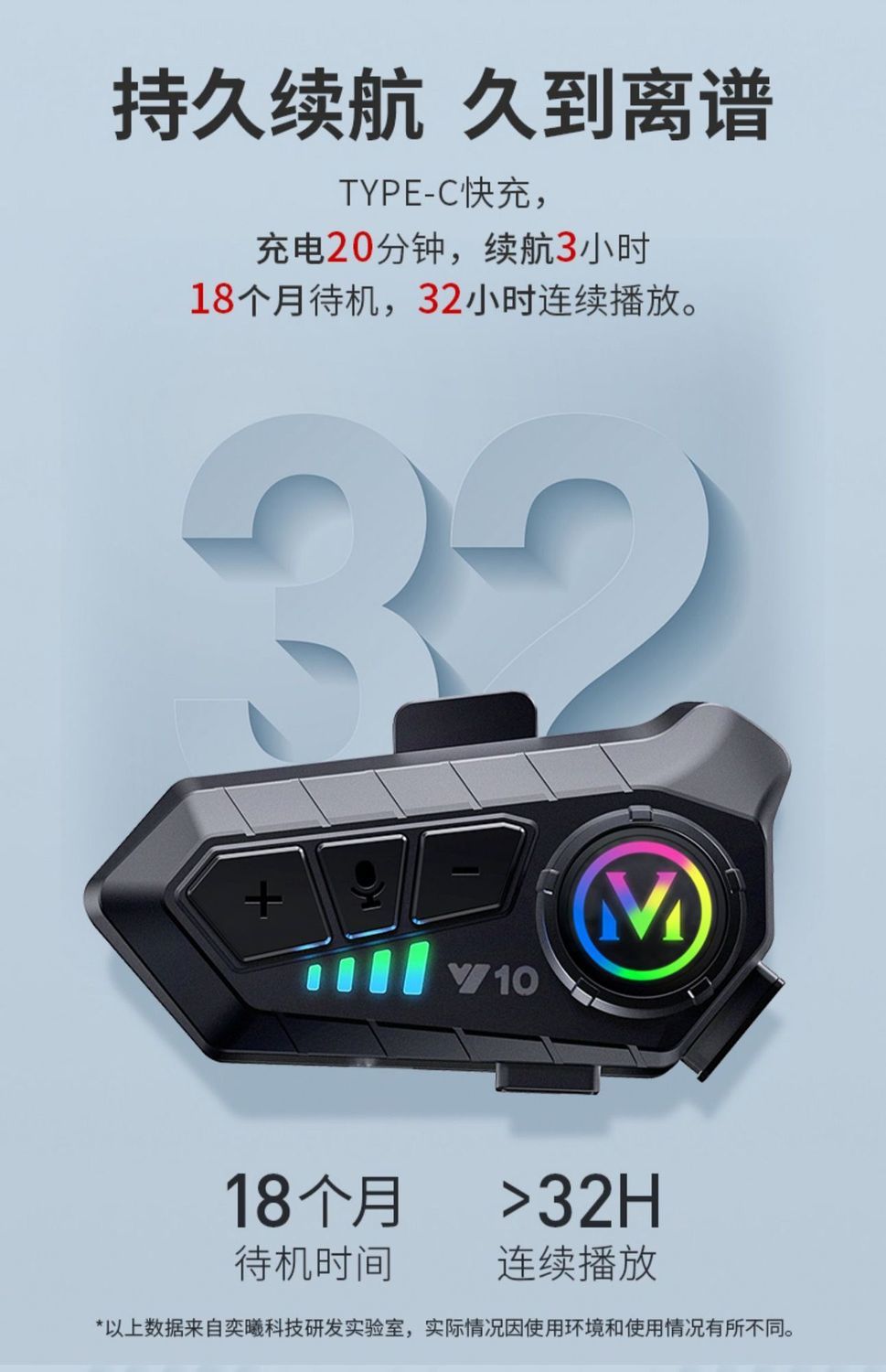 New Helmet Bluetooth Headset for Riding Full-Face Helmet with Built-In Takeaway Rider Commuting Travel Motorcycle Waterproof High-Definition Sound Effects