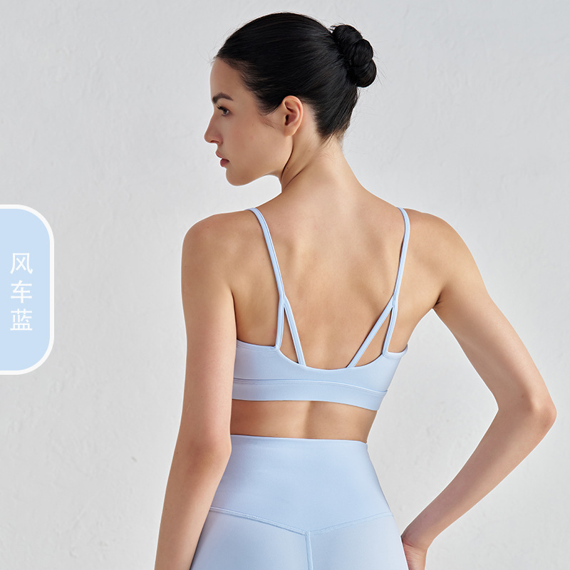 Gato orejas belleza espalda delgada cinturón de hombro ropa interior deportiva yoga chaleco de fitness belleza espalda yoga chaleco de alta sensación de cabina de mujer