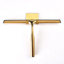 镀钛金不锈钢玻璃刮水器家用擦窗器浴室玻璃清洁工具硅胶玻璃刮子