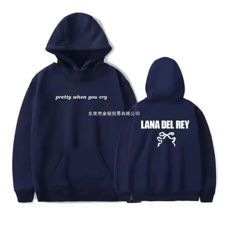 2025 Lana Del Rey When You Cry Is Beautiful Hooded Sweatshirt Men's Casual Hoodie