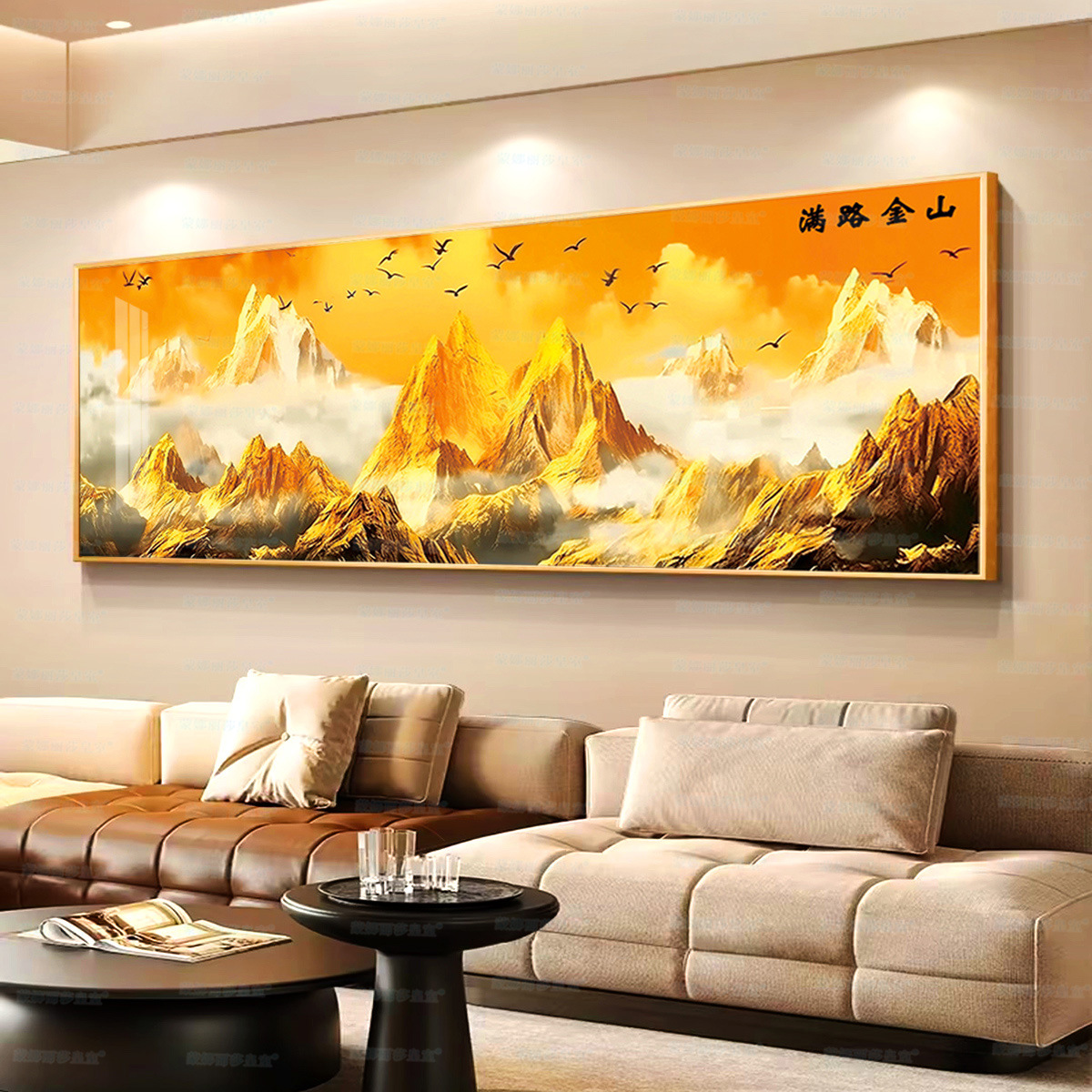 [Algodón importado] Mona Lisa Real Crosspoint Road Jinshan Dos días Jinshan Gran paisaje clásico