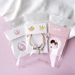 自粘袋OPP不干胶袋 首饰包装袋印花袋塑料袋小饰品项链手链包装袋