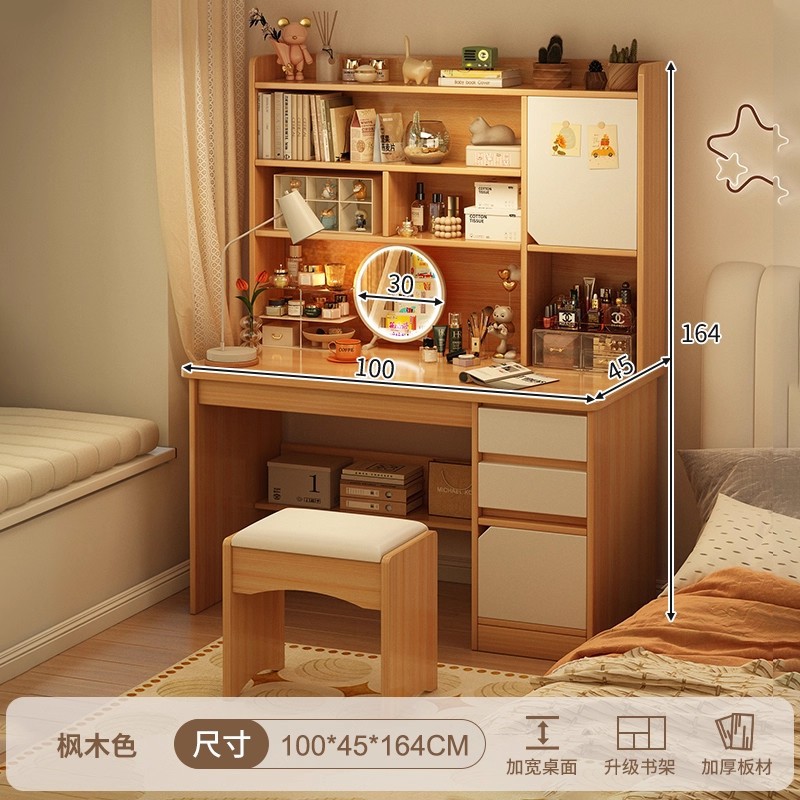 Escritorio de computadora, comedor, dormitorio simple, escritorio moderno, mesa de maquillaje, gabinete de maquillaje, espejo de cama, nuevo
