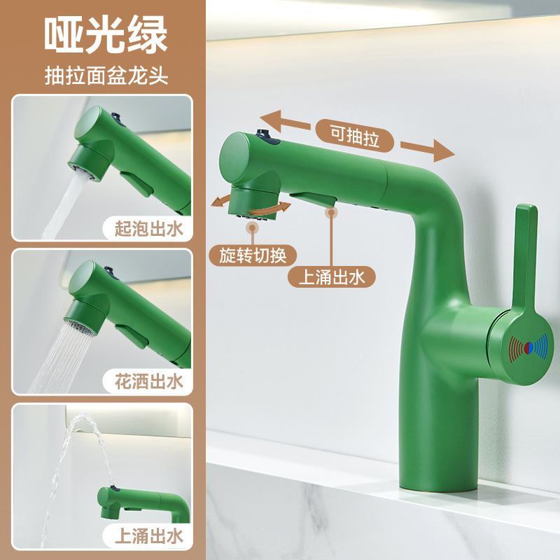 Hogar transfronterizo grifo frío y caliente baño lavabo lavabo lavabo lavabo baño lavabo agua multifuncional extraída