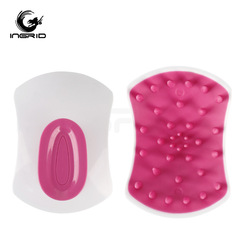 Ingrid Silicone Hairbrush Multi-functional Head Massaging Shampoo Comb for Cleaning Scalp Home Use Shower Shampoo Brush