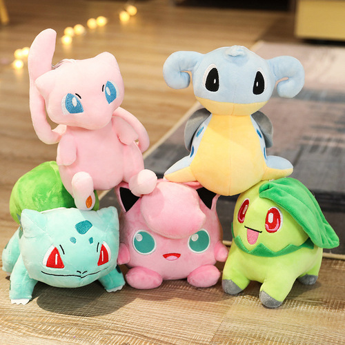 Pokemon Doll Plush Toy Fantasy Baby Pokemon Keychain Pendant Catching Machine Throwing Doll