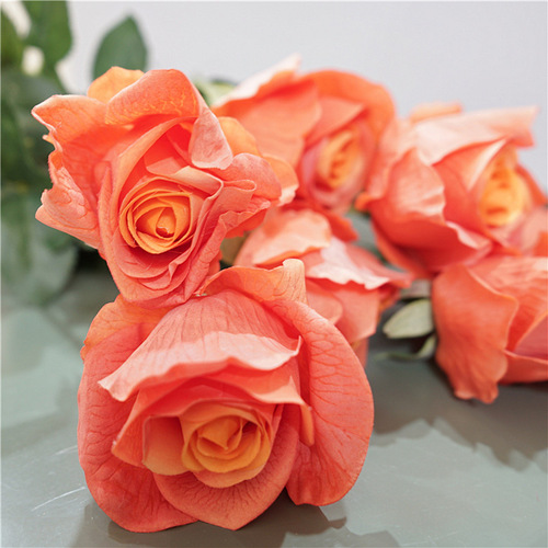 High-quality moisturizing rose single branch Diana home table decoration floral wedding fake flower photography props