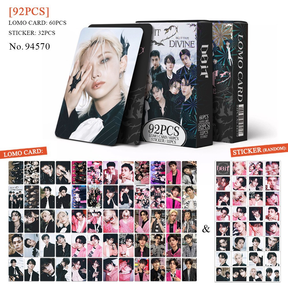 Cadena total de gran cantidad de nuevos productos en stock 55 tarjetas de álbum SKMyBreath KPOP estrella alrededor de la tarjeta de colección LOMO
