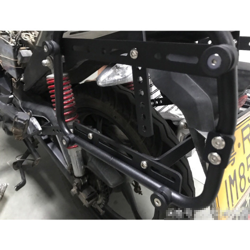 Universal motorcycle side box bracket suitable for Kawasaki Yamaha Suzuki Honda motorcycle aluminum alloy side box side frame