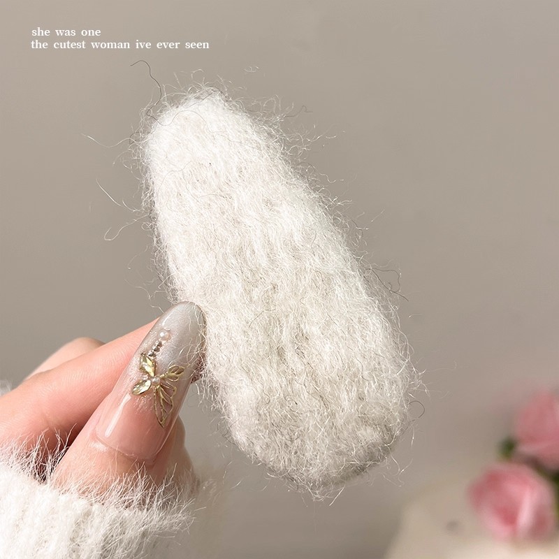 Clip de cabello de flor de leopardo para mujeres clip de cabello de alto nivel frente clip de frangeo 2025 nuevo clip lateral clip de cabello toque