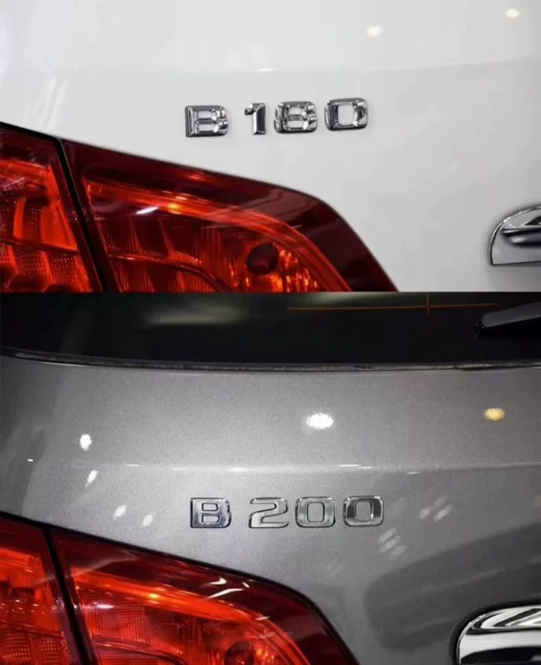 New Mercedes-Benz B-Class B180 B200 B220 B250 B260 modified rear emblem, lettering, and displacement badge