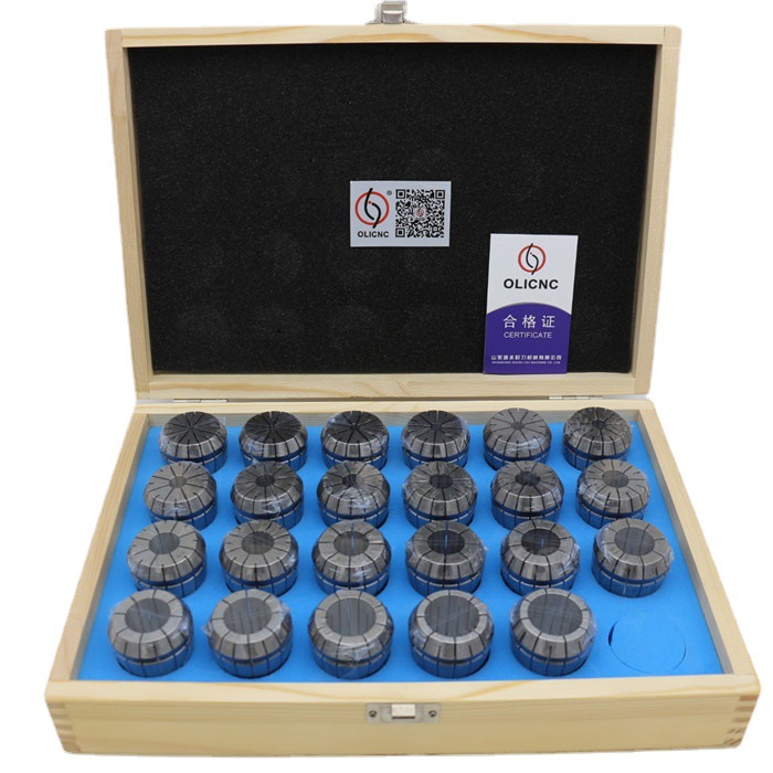 ER40-23PS夹头套装 ER 筒夹套装 跨境出口品质 木盒装0.015