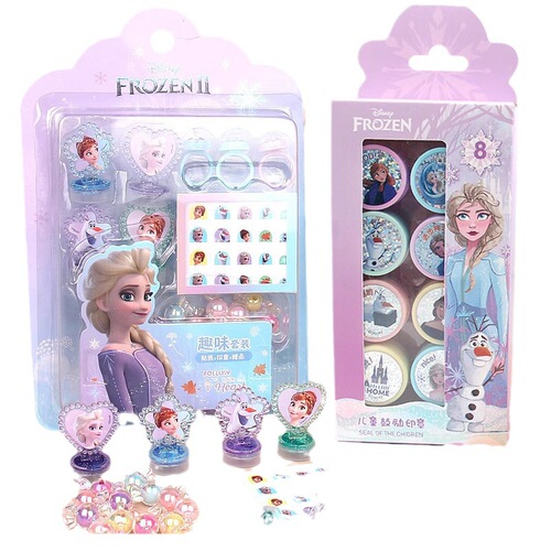 Disney Frozen Children's Seal Stationery Set Cartoon Cute Elementary School Boy Mickey Head Seal