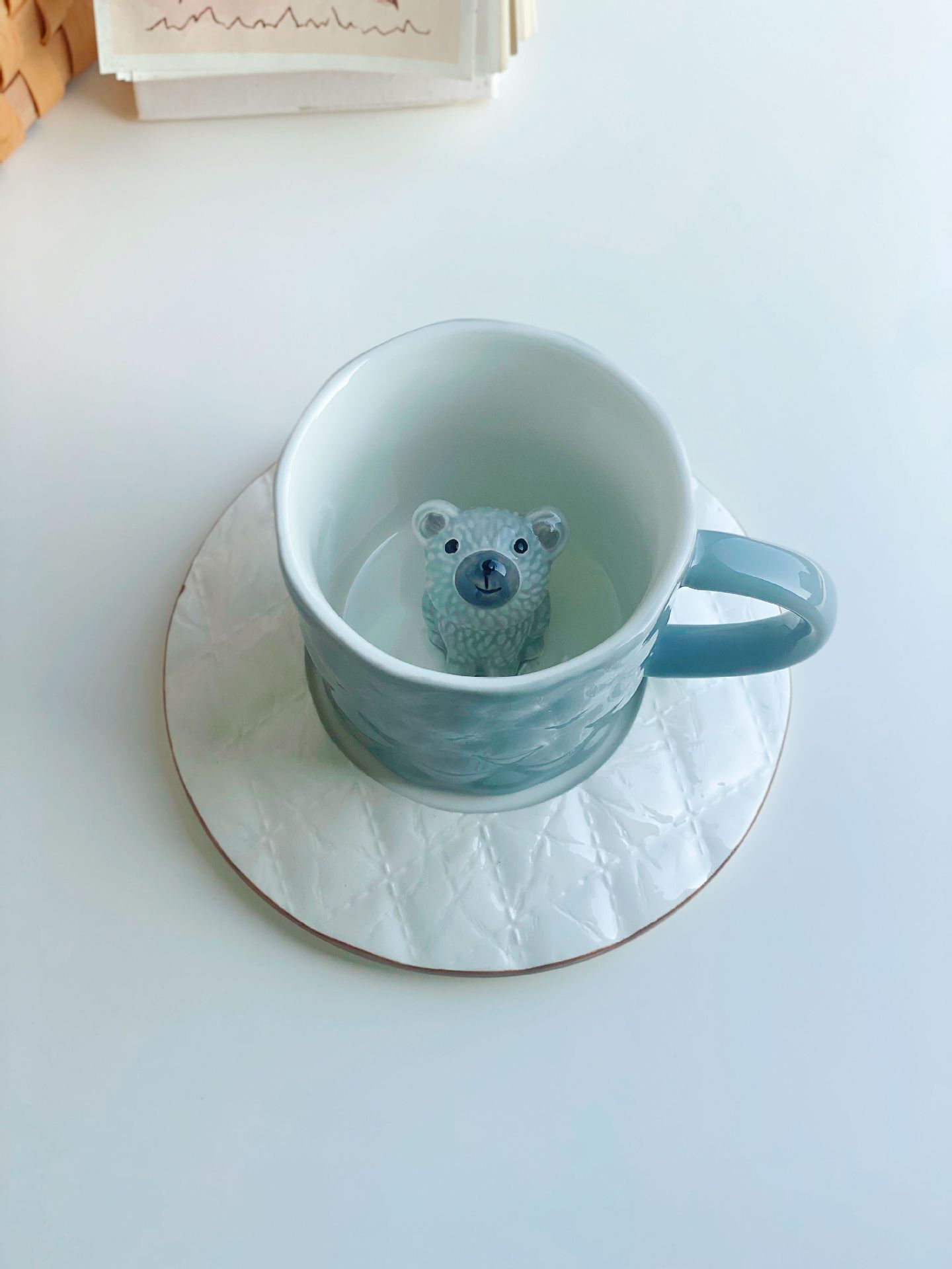 Cada 5 Yuan taza de cerámica taza de liquidación cantidad de stock no es mucho taza de café taza de agua taza de dibujos animados taza de desayuno