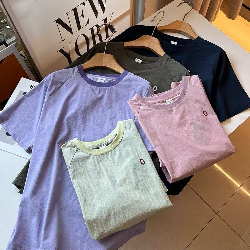 Simple ~ Breathable Thin Quick-drying Short-sleeved Simple T-shirt Loose Casual Top