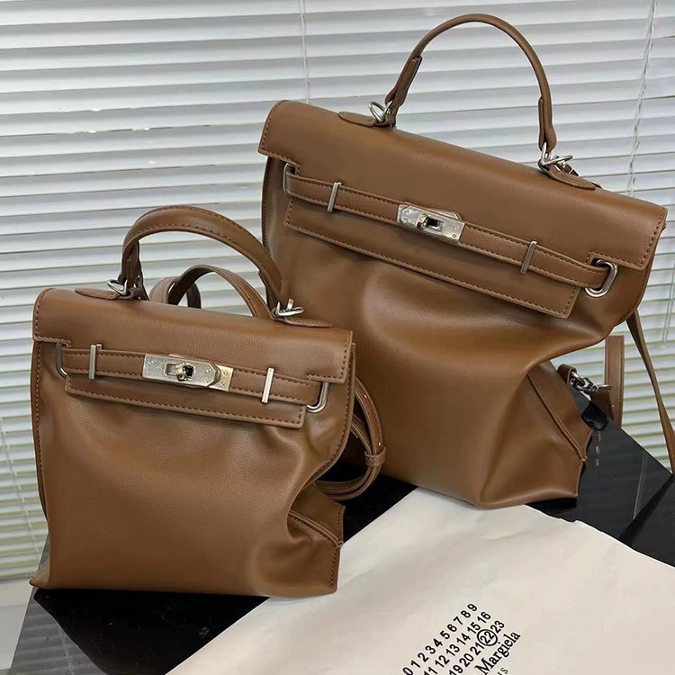 Capacious backpack, retro one-shoulder bag, high-quality style, Korean style