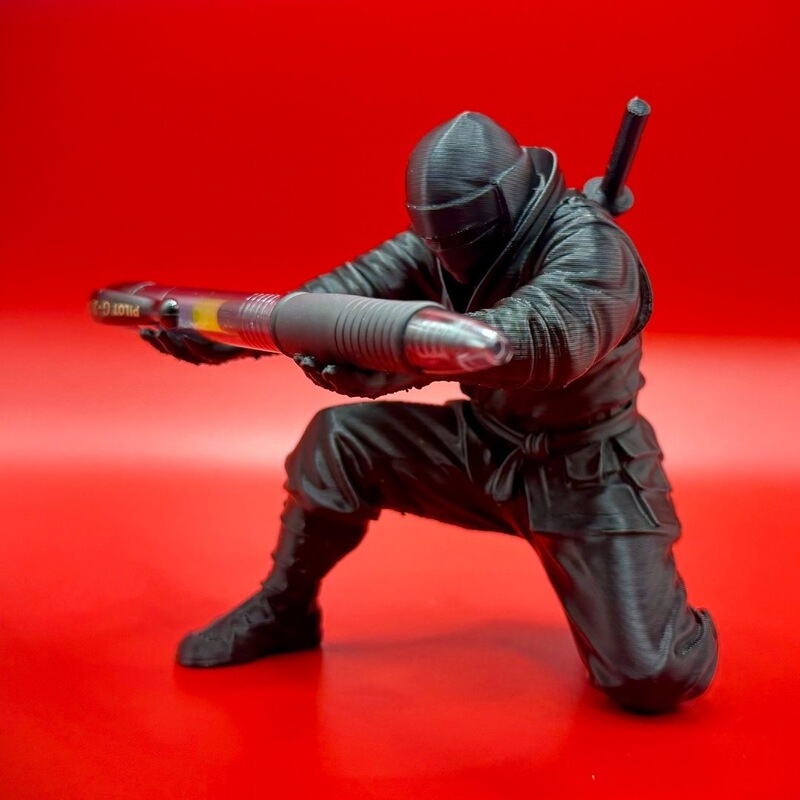 3D Printed Ninja Pen Holder, Trendy Desktop Storage Ornament, Multifunctional Pen Stand, Cultural and Creative Gift 3D Printed Ninja Pen Holder, Trendy Desktop Storage Ornament, Multifunctional Pen Stand, Cultural and Creative Gift
