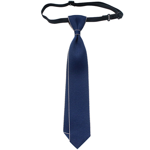 Simple tie for men and women, hands-free business wear, collar flower accessories, hotel property bank decoration 27*5cm