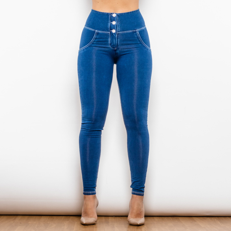 Shascullfitesの足のデニムのヒップのズボンのガードルの形の鉛筆のズボンの女性は痩せていて腹のズボンのクロスボーダーのヨーロッパを収めます。|undefined