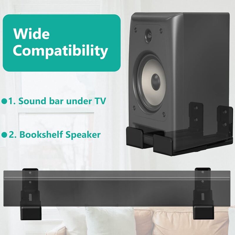 Amazon Cross-Border New Long Strip Wall-Mounted Speaker Bracket Cross-Border Movable Speaker Metal Bracket Amazon Cross-Border New Long Strip Wall-Mounted Speaker Bracket Cross-Border Movable Speaker Metal Bracket