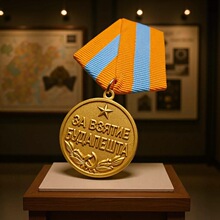 苏联勋章复刻版 金属奖章纪念章 1945年布达佩斯战役荣誉奖章胸针