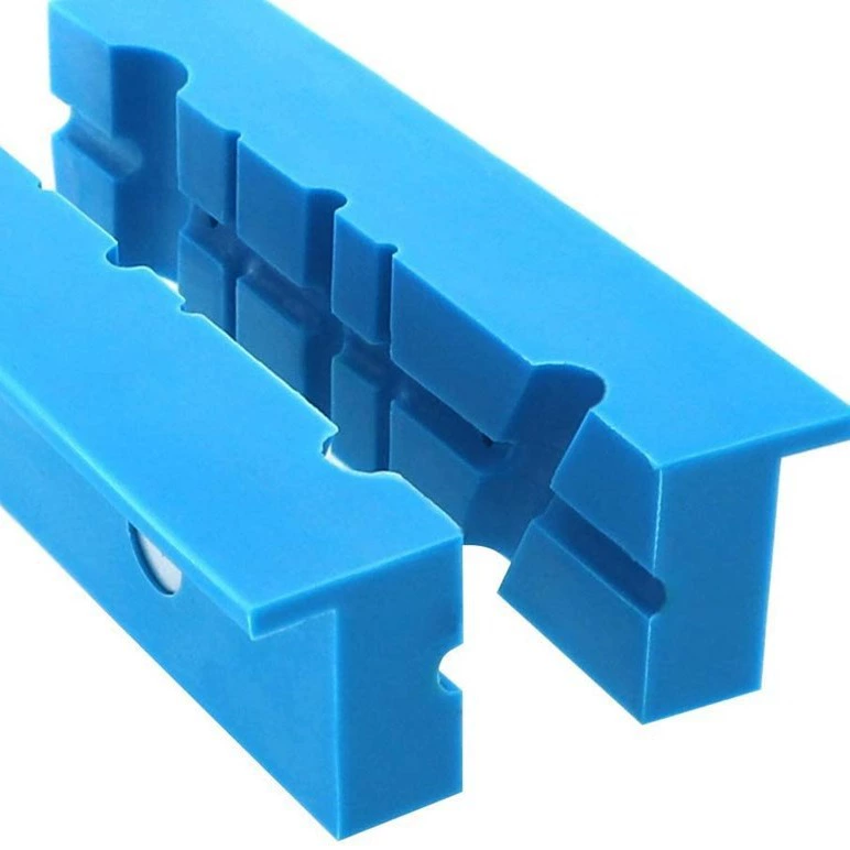 [台虎钳垫板尼龙防护条防夹伤垫铝合金钳口 bench vise jaw pad]