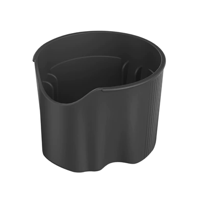 Suitable for Tesla Model Y Water Cup Limiter Central Control Card Slot Limiter Model3/X Car Water Cup Holder (Car cup holder/beverage holder) - grey