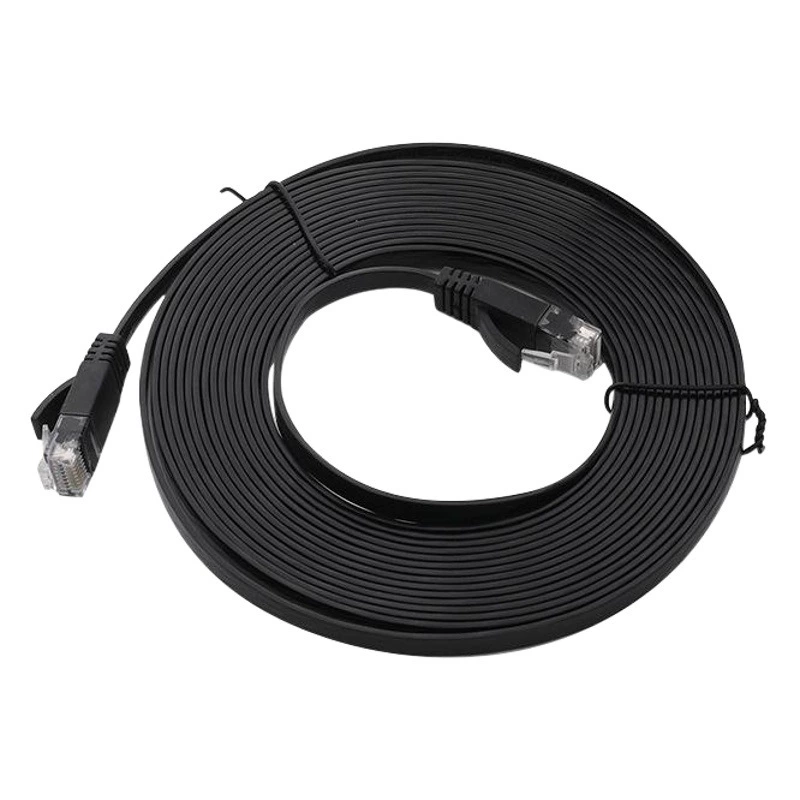 Производители поставляют плоский сетевой кабель CAT6E, готовый к компьютеру, сетевая перемычка, широкополосный маршрутизатор, шесть типов сетевого кабеля