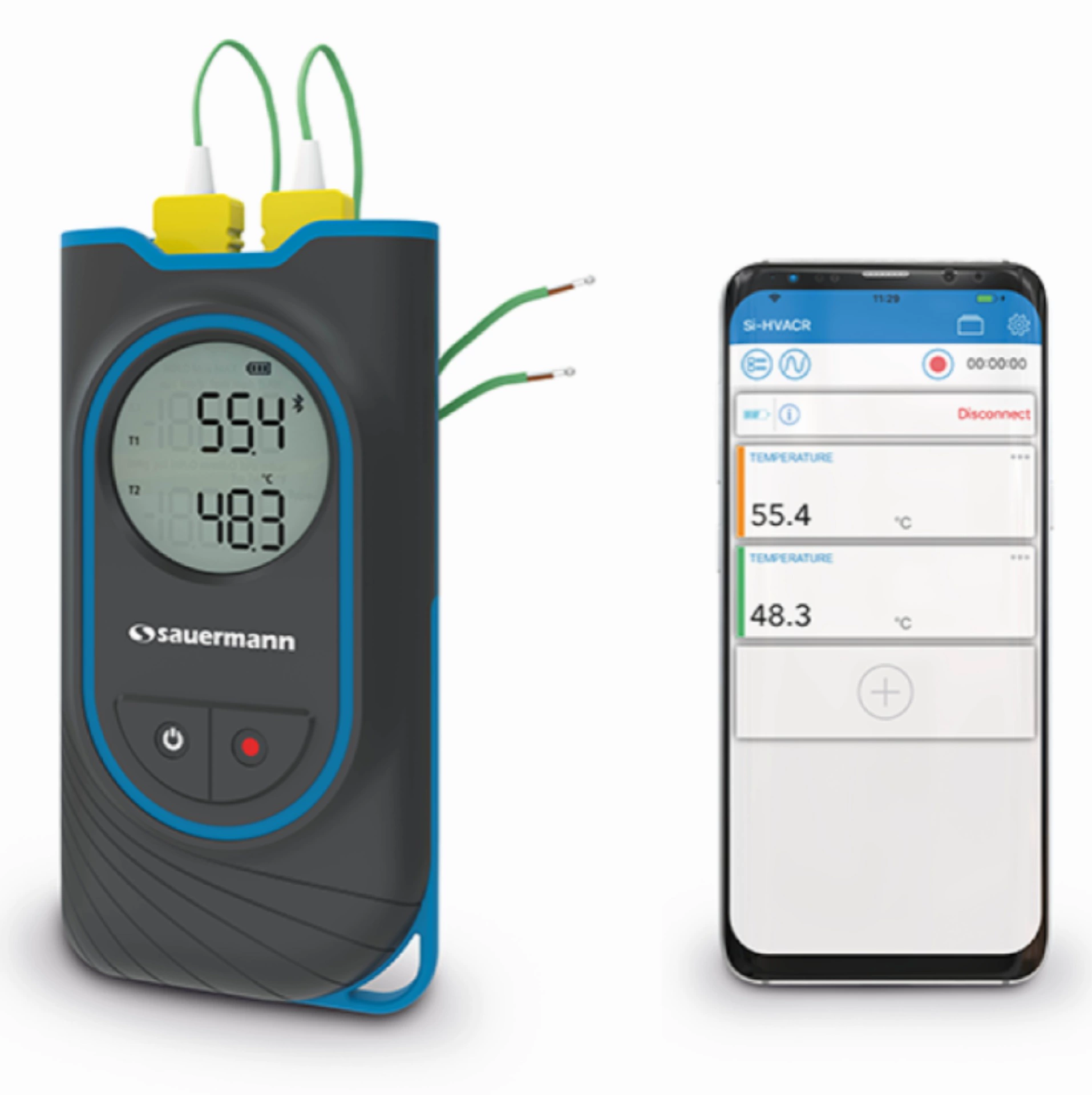 Sauermann SI-TT3 термометр с двойным зондом Двухканальный термометр