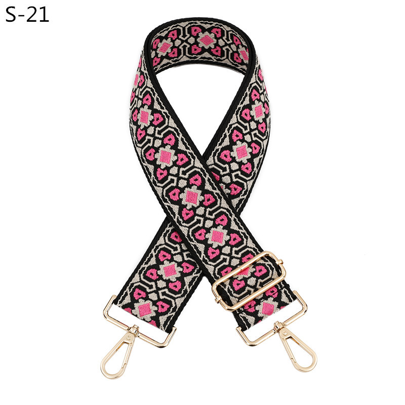 Daily, Shopping Occasion Polyester, Metal Material Ditsy Floral Pattern All Seasons Polyester Metal Ditsy Floral Bag Strap