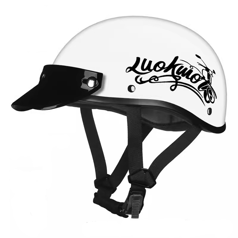 화이트 오토바이