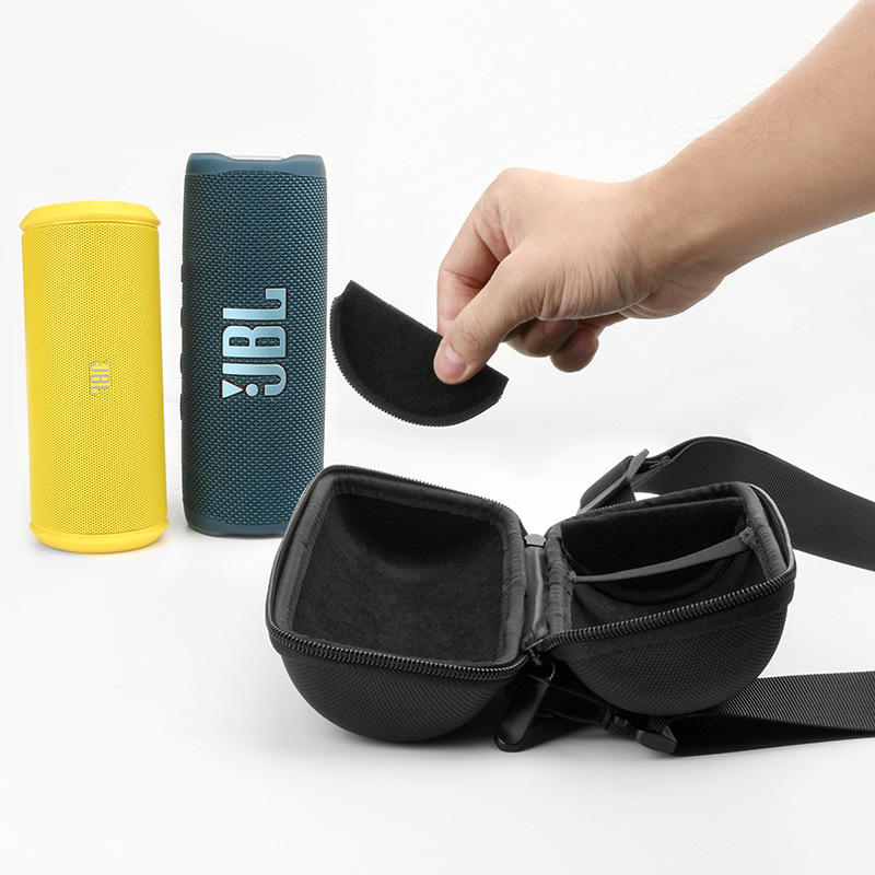 JBL FliP5/6/7 ポータブル Bluetooth スピーカーショルダー収納バッグ調節可能なオーディオ EVA 収納ボックスに適しています|undefined