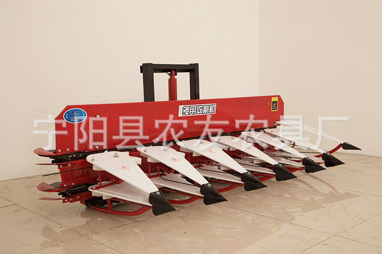 前置玉米秸秆艾草辣椒大豆棉花收获割台割晒机手扶车带油菜收割机