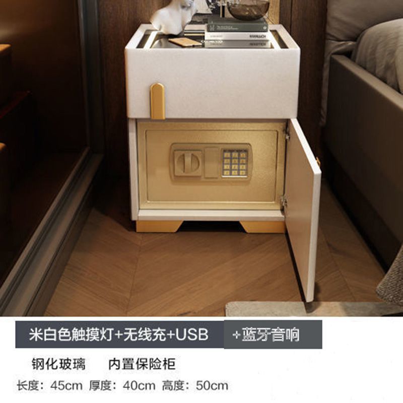 미색 3색 조명 + 무선 + 듀얼 USB + 스피커