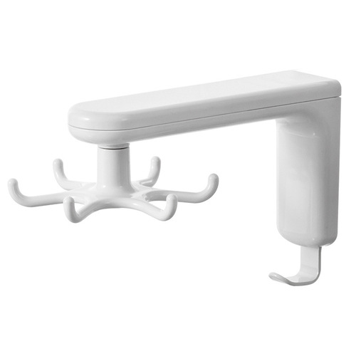 Rotating Hook Kitchen Pot Ladle and Spoon Storage Rack Wall-Mounted Knife Holder Bracket Anchorless Hanger