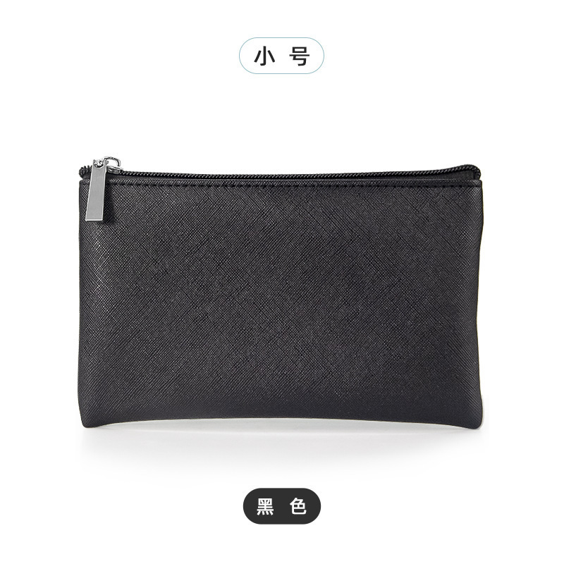 Bolsa de almacenamiento negro cuero pu caballo loco estriado impermeable a prueba de suciedad bolsa de maquillaje bolsa de lavado bolsa de viaje de negocios para hombres bolsa de negocios image 13