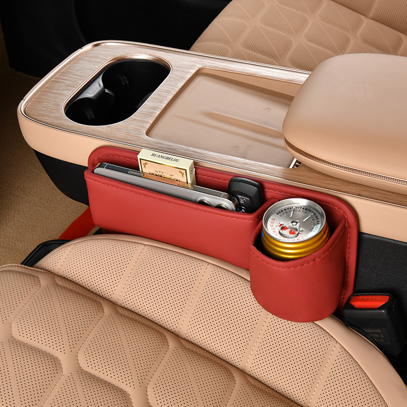 Car Seat Gap Storage Box, Car Gap Storage Box, Leather Storage Box, Multifunctional Storage Bag, Storage Box