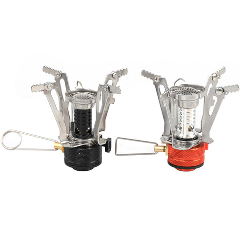 Outdoor camping stove head stove set mini stove head integrated with electronic ignition stove head camping stove head wholesale