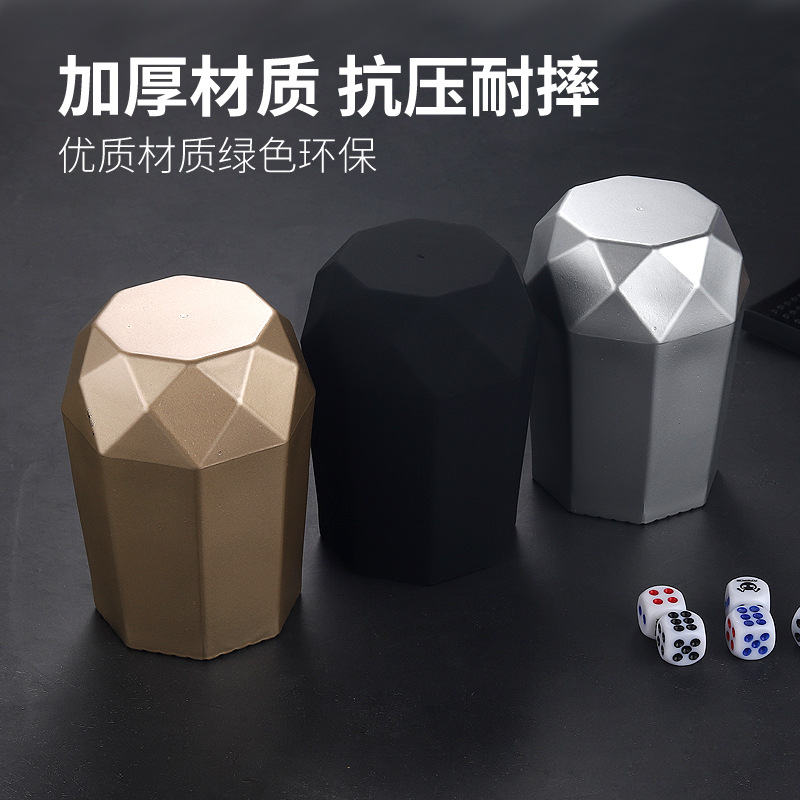 Bar Shaker dados de gama alta octogonal tamiz de tamiz KTV noche Club beber entretenimiento dados traje