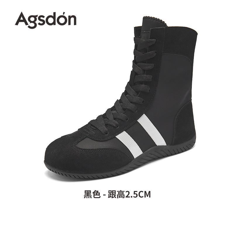 Zapatos de entrenamiento para mujeres 2025 nuevos zapatos deportivos casuales blancos de verano con suela gruesa delgada botas Martin