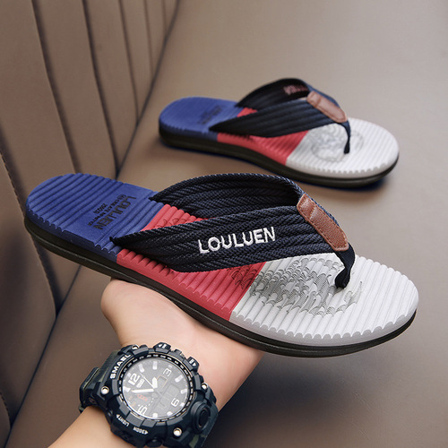 Summer men's flip-flops wholesale men slippers casual flip-flops men's beach shoes outer wear flip-flops