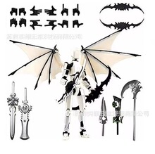 跨境幸运人偶13关节可动3D打印人偶玩具第三代DIY人偶摆件手办