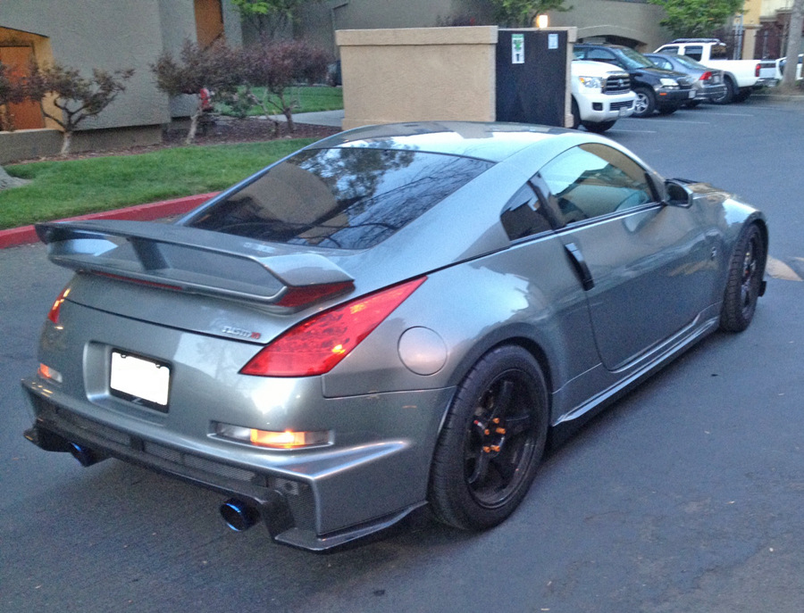 Suitable for Nissan 350Z Large Body Kit Modification Demon Z33 Resin Car Front Bumper Head Mercury Handle Front Bumper Modification
