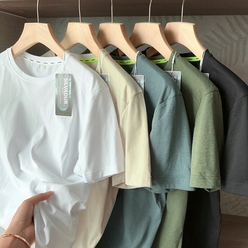 Replacement! Sports Product Pai Quick-Drying Stretch Brushed Spring and Summer Men's Sports and Leisure Round Neck Short-Sleeved T-Shirt Top Replacement! Sports Product Pai Quick-Drying Stretch Brushed Spring and Summer Men's Sports and Leisure Round Neck Short-Sleeved T-Shirt Top