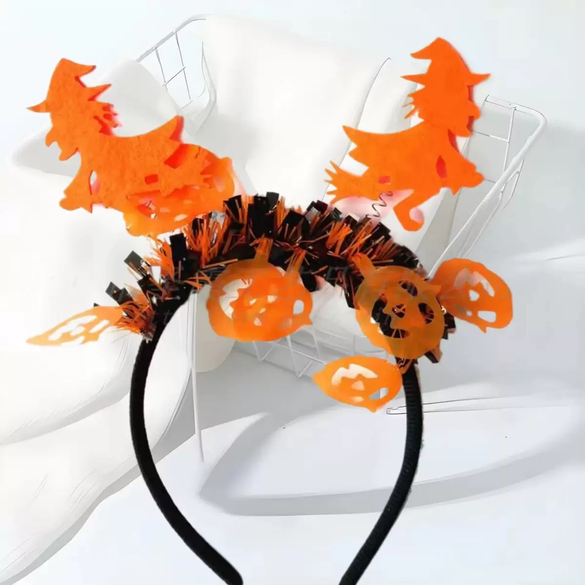 Halloween transfronterizo anillo de cabello personalidad extraña calabaza de alto nivel accesorios accesorios de vestir joyas especiales de cabello