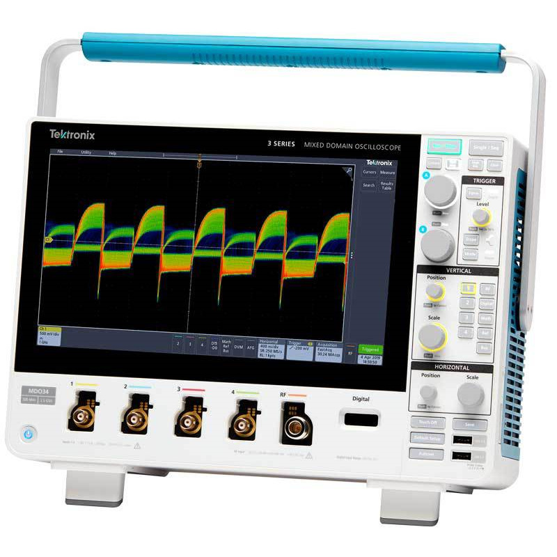 现货Tektronix/泰克3系列MDO32 3-BW-1000高清触摸屏混合域示波器