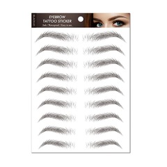 Black eyebrow stickers brown eyebrow stickers water transfer stickers cross-border set simulation tattoo tattoo stickers